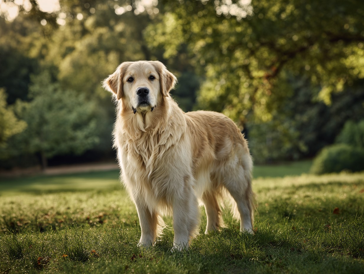Hund der Rasse Golden Retriever